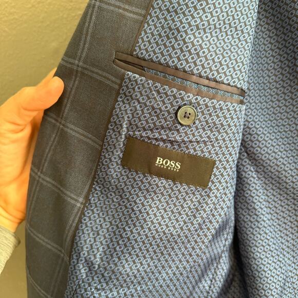 BOSS Hugo Boss Marynarka Jewels5 Regular Fit Blazer Size 38 - Picture 9 of 10
